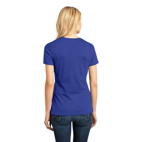 32 Degrees Ladies' Short Sleeve Ribbed Top, Royal Blue, S - Picture 4 of 6